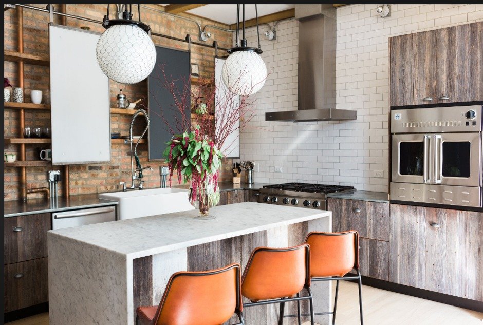 U-Shaped Modular Kitchen